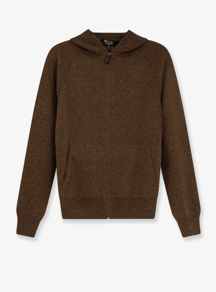 Loro Piana Cashmere Cardigan Tobacco Brown