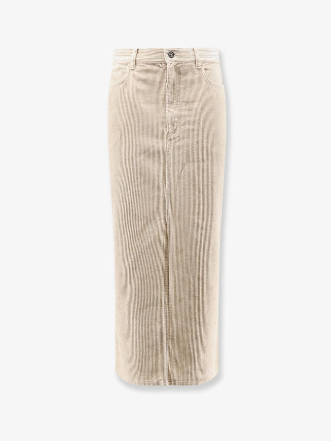 Marant Etoile Odalie Corduroy Skirt Ecru