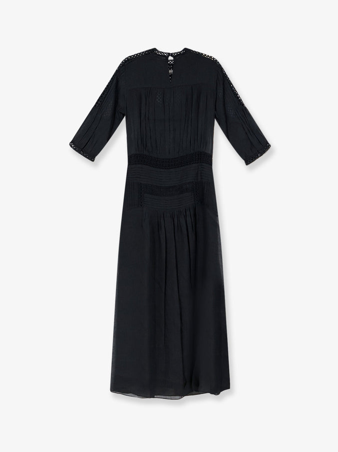 Marant Etoile Pamena Viscose And Linen Dress