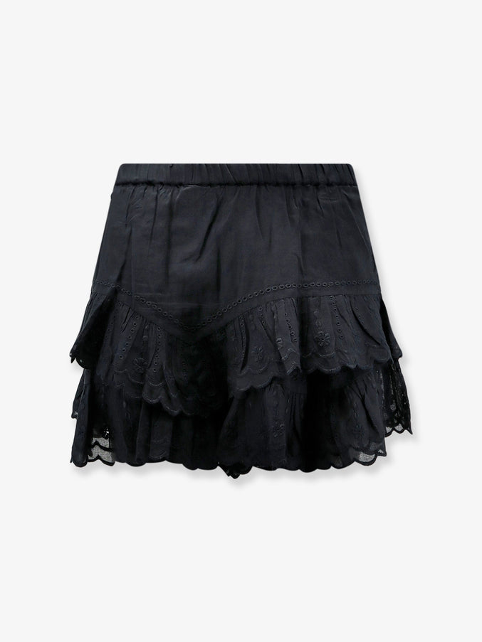 Marant Etoile Jocadia Organic Cotton Shorts Black