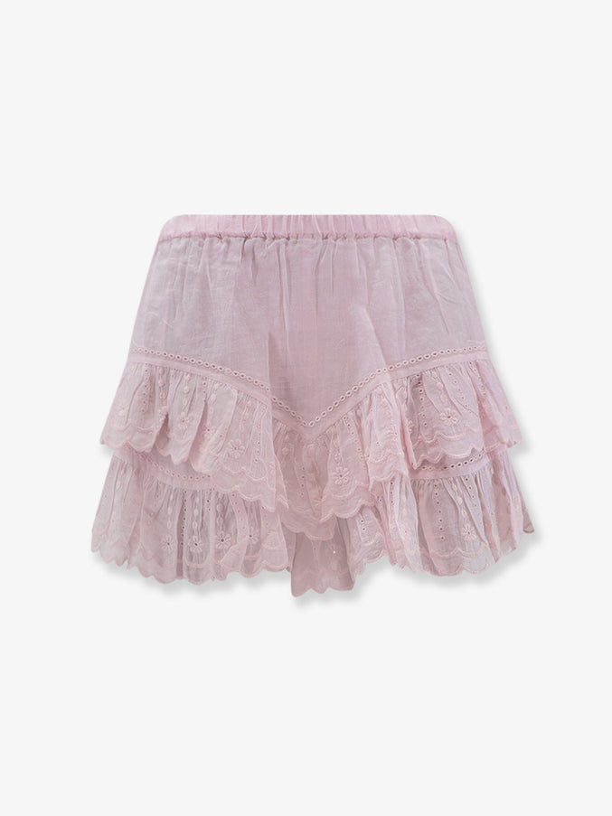 Marant Etoile Jocadia Organic Cotton Shorts Light Pink