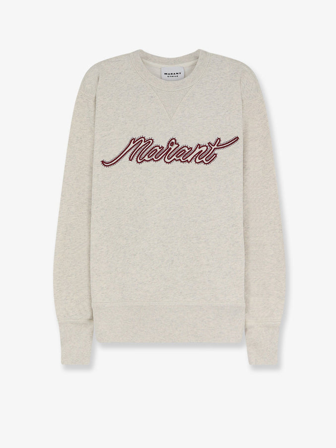 Marant Etoile Rise Recycled Material Sweatshirt Ecru