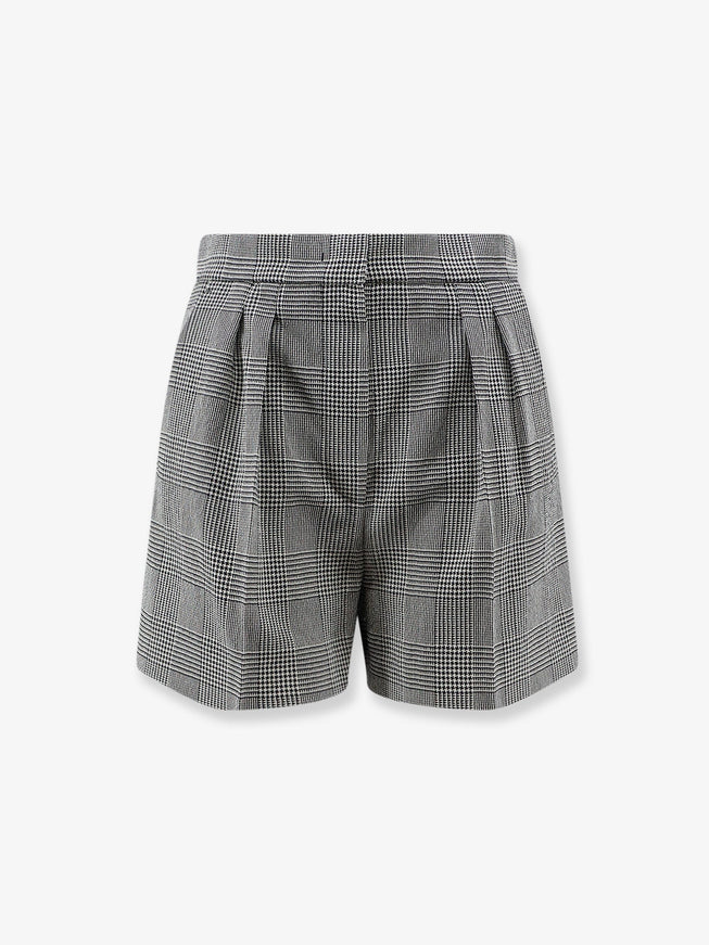 Max Mara Mxmagoraio Prince of Wales Shorts Blumarinobianco