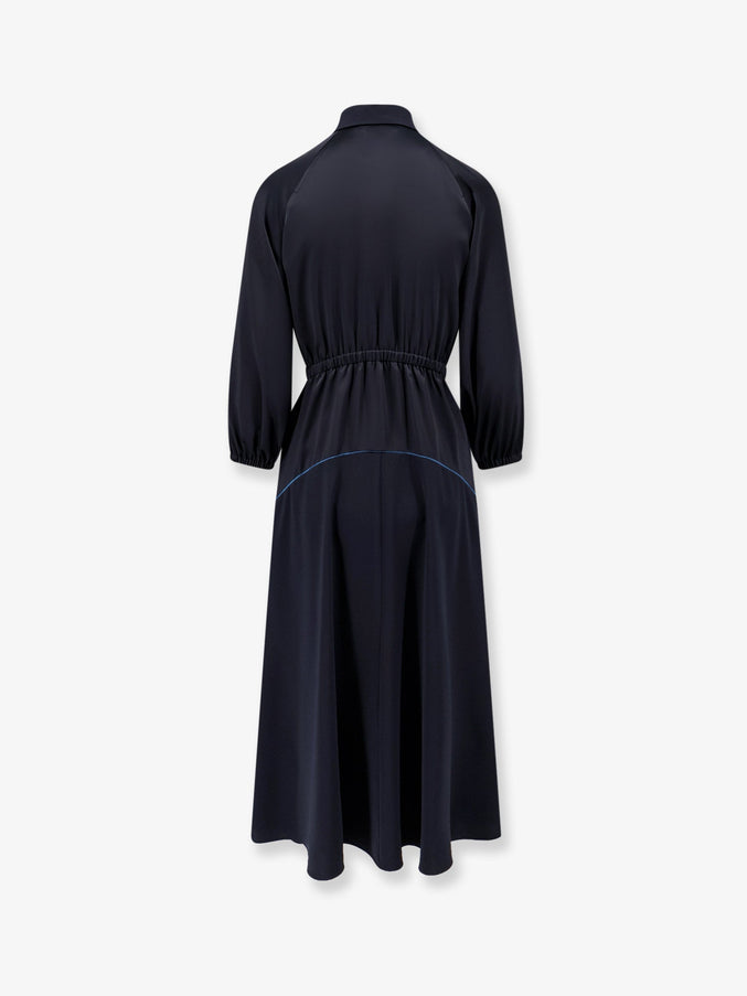Max Mara Pelota Long Silk Shirt Dress