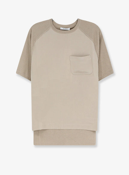 Max Mara Mxmgolfo Silk And Cashmere Top Roccia