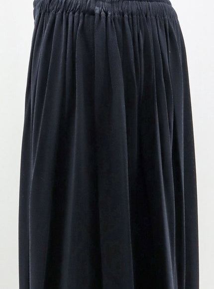 Max Mara Mxmlivrea Pleated Jersey Long Skirt