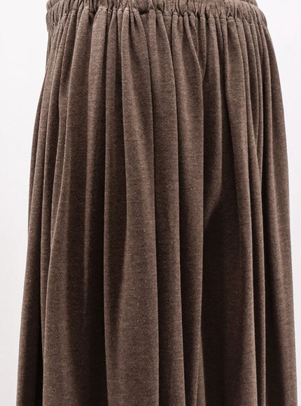 Max Mara Mxmlivrea Pleated Jersey Long Skirt