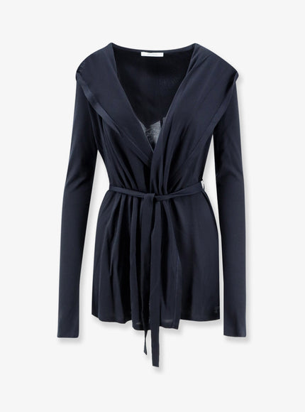 Max Mara Lyocell And Silk Blend Cardigan S Blumarino