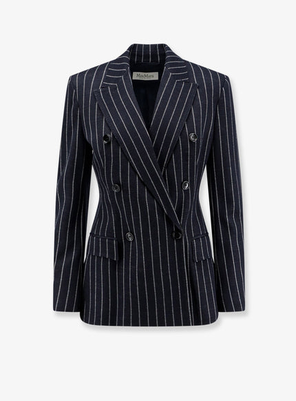 Max Mara Mxmbalta Jersey Blazer Blumarino
