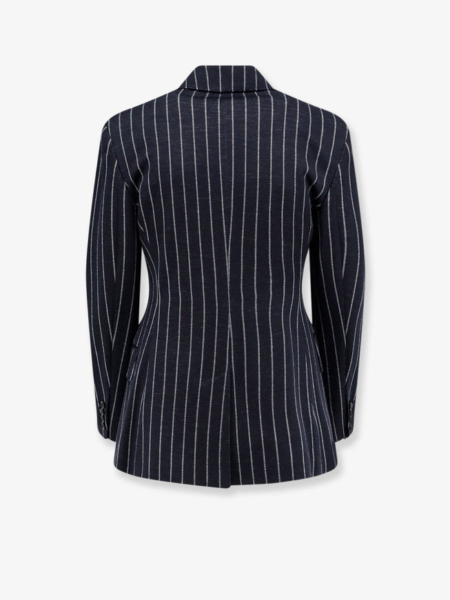 Max Mara Mxmbalta Pinstripe Jersey Blazer