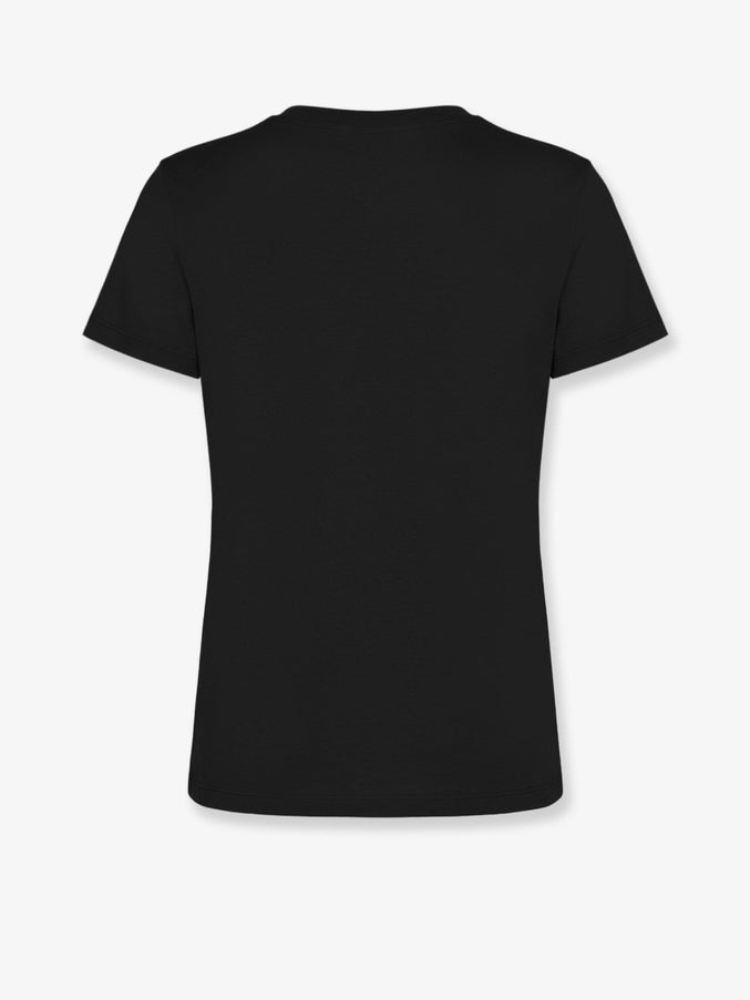 Max Mara Papaia Cotton T-Shirt With Monogram