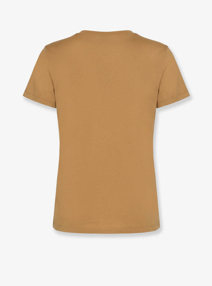 Max Mara Papaia Cotton T-Shirt With Monogram