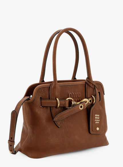 Miu Miu Aventure Leather Handbag