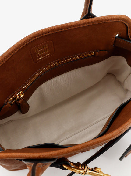 Miu Miu Aventure Leather Handbag