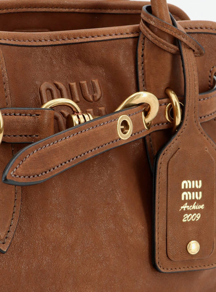 Miu Miu Aventure Leather Handbag