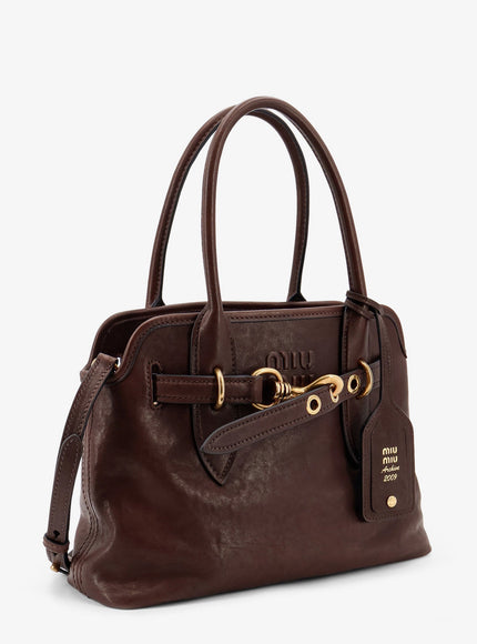 Miu Miu Aventure Leather Handbag