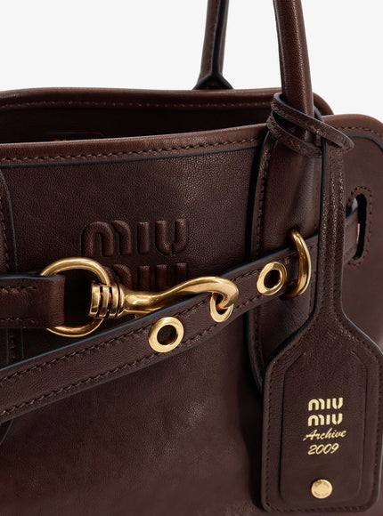 Miu Miu Aventure Leather Handbag
