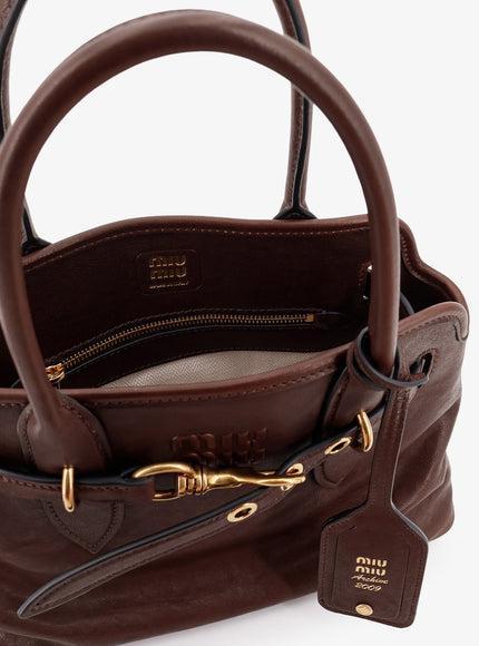 Miu Miu Aventure Leather Handbag
