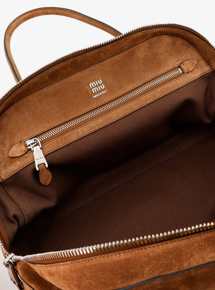 Miu Miu Vivant Suede Shoulder Bag