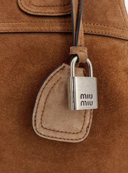 Miu Miu Vivant Suede Shoulder Bag
