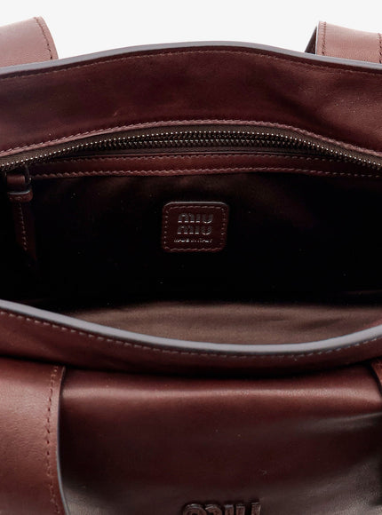 Miu Miu Utilitaire Leather Crossbody Bag