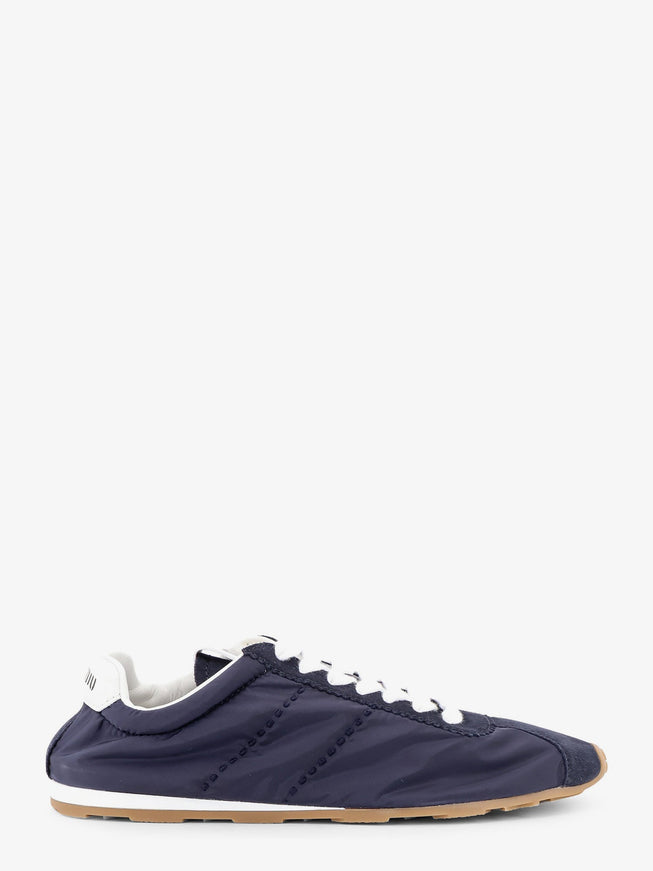 Miu Miu Nylon And Suede Sneakers Bleu