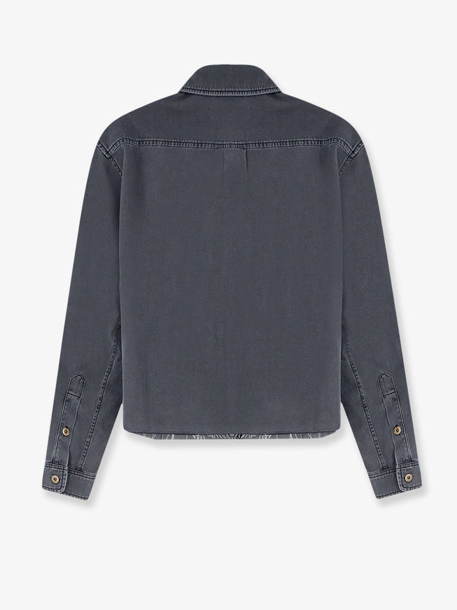 Miu Miu Grey Light Denim Shirt