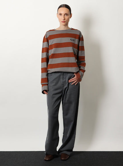 Miu Miu Grey Light Denim Trousers