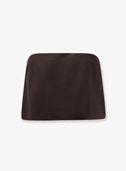 Miu Miu Mohair And Virgin Wool Mini Skirt
