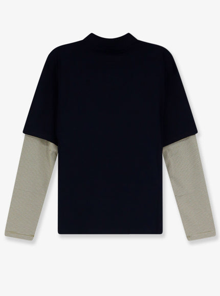 Miu Miu Cotton Polo Shirt With Front Embroidered Logo