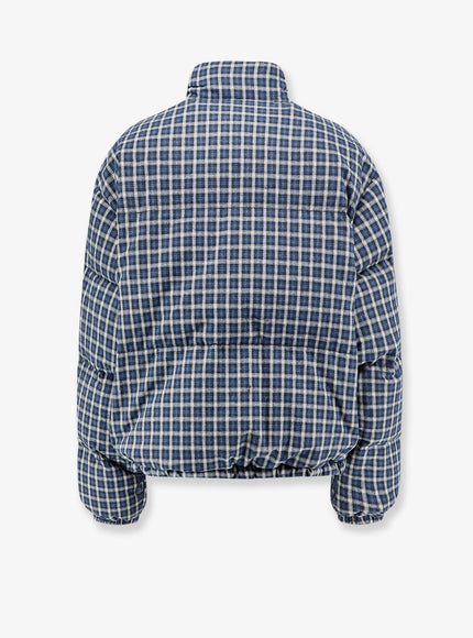 Miu Miu Reversible Madras Flannel Down Jacket
