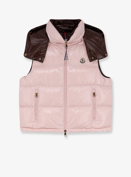 Moncler Niverolle Sleeveless Down Jacket Rosa