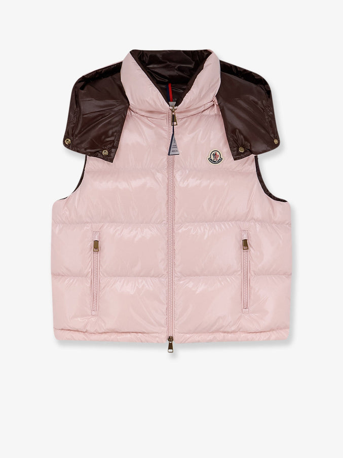 Moncler Niverolle Sleeveless Down Jacket Rosa