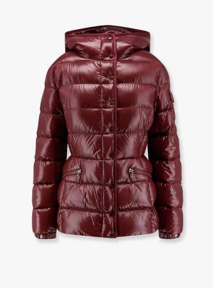 Moncler Barante Hooded Down Jacket Bordeaux