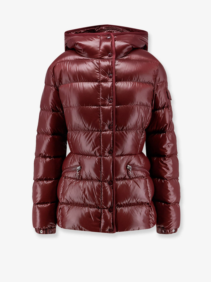 Moncler Barante Hooded Down Jacket Bordeaux