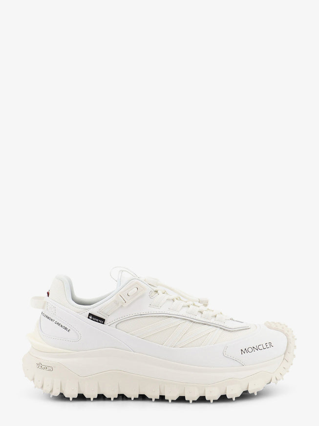 Moncler Trailgrip Gtx Nylon And Leather Sneakers With Goretex Inserts Bianco