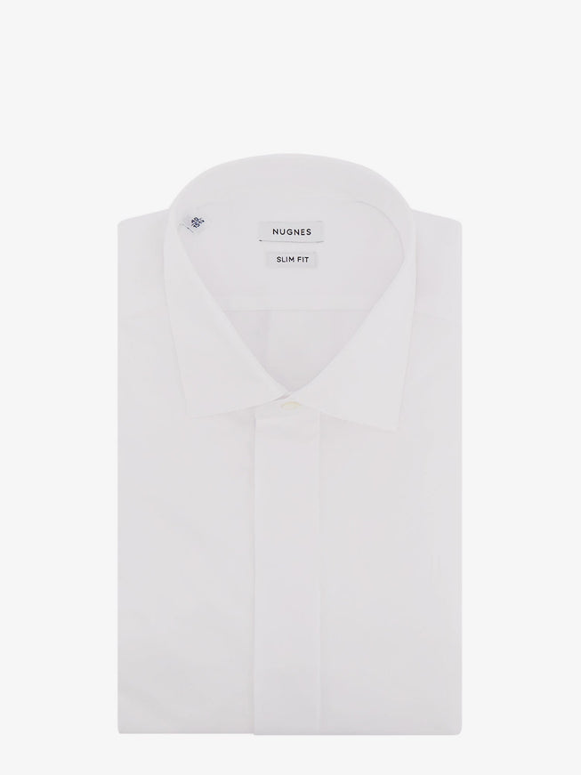 Nugnes 1920 Cotton Shirt 42 Bianco