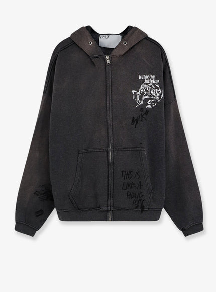 Paly Cotton Sweatshirt Xl Xxl Black