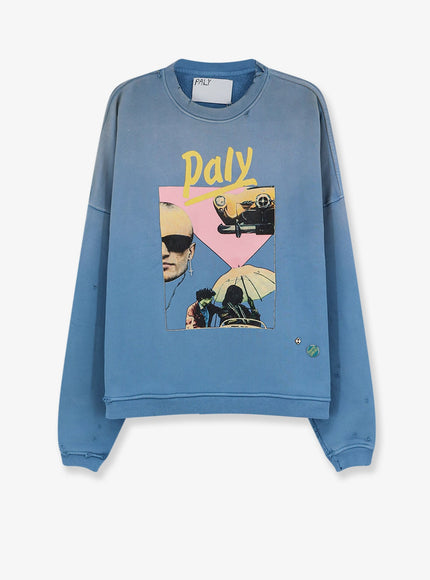 Paly Cotton Sweatshirt Xl Xxl Blue