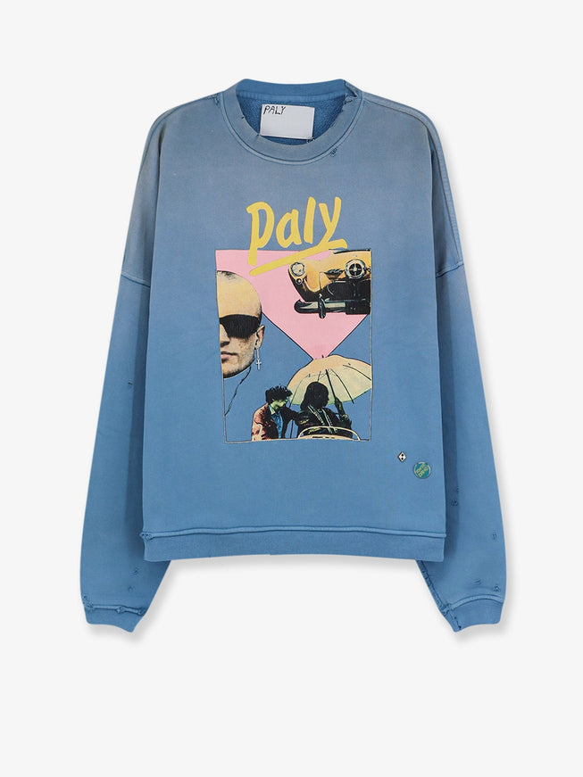 Paly Cotton Sweatshirt Xl Xxl Blue