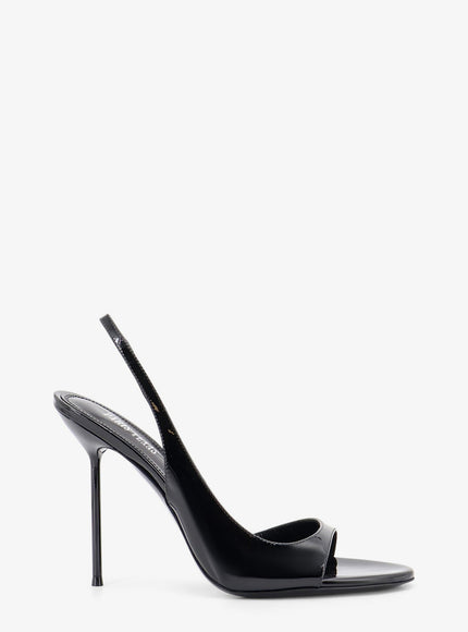 Paris Texas Lidia Patent Leather Sandals Black