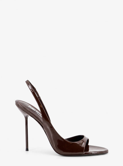 Paris Texas Lidia Patent Leather Sandals Ebano