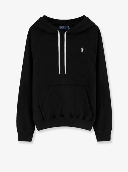 Polo Ralph Lauren Cotton Blend Sweatshirt With Embroidered Logo Poloblack