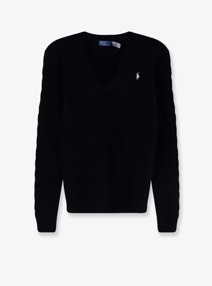 Polo Ralph Lauren Cable Knit Wool and Cashmere Sweater Poloblack