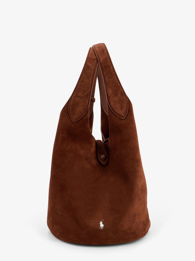 Polo Ralph Lauren Play Brown Suede Tote Bag Uni Cafe