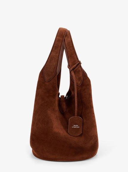 Polo Ralph Lauren Play Brown Suede Tote Bag