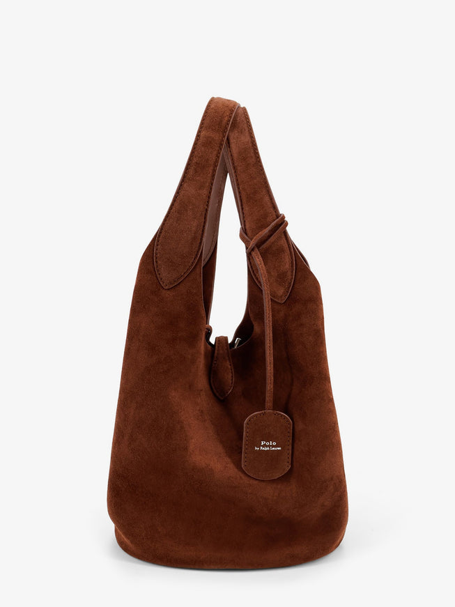 Polo Ralph Lauren Play Brown Suede Tote Bag