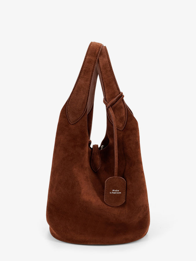 Polo Ralph Lauren Play Brown Suede Tote Bag