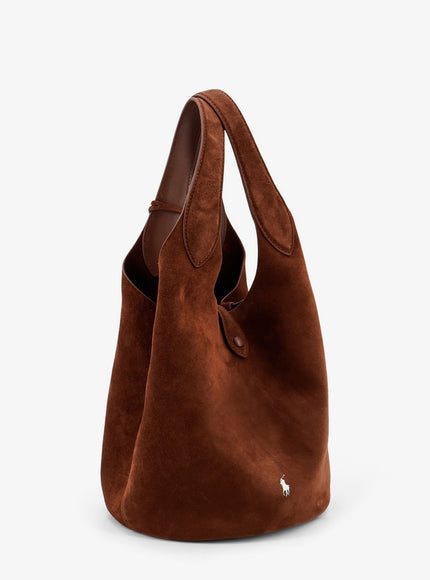 Polo Ralph Lauren Play Brown Suede Tote Bag