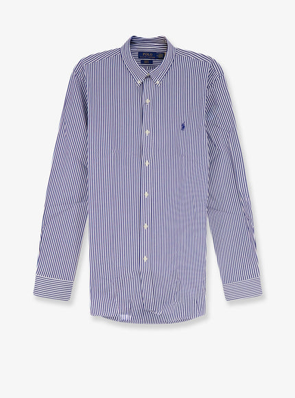 Polo Ralph Lauren Striped Cotton Shirt Navywhite